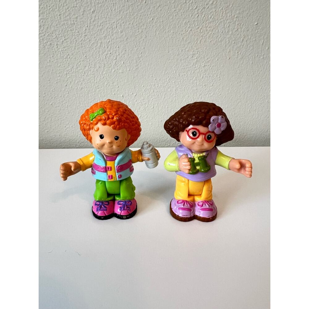 Fisher Price Little People Explorer Maggie and Elena Bendable 3" Figure